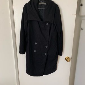 Zara Black Women’s Pea Coat Basic Size S